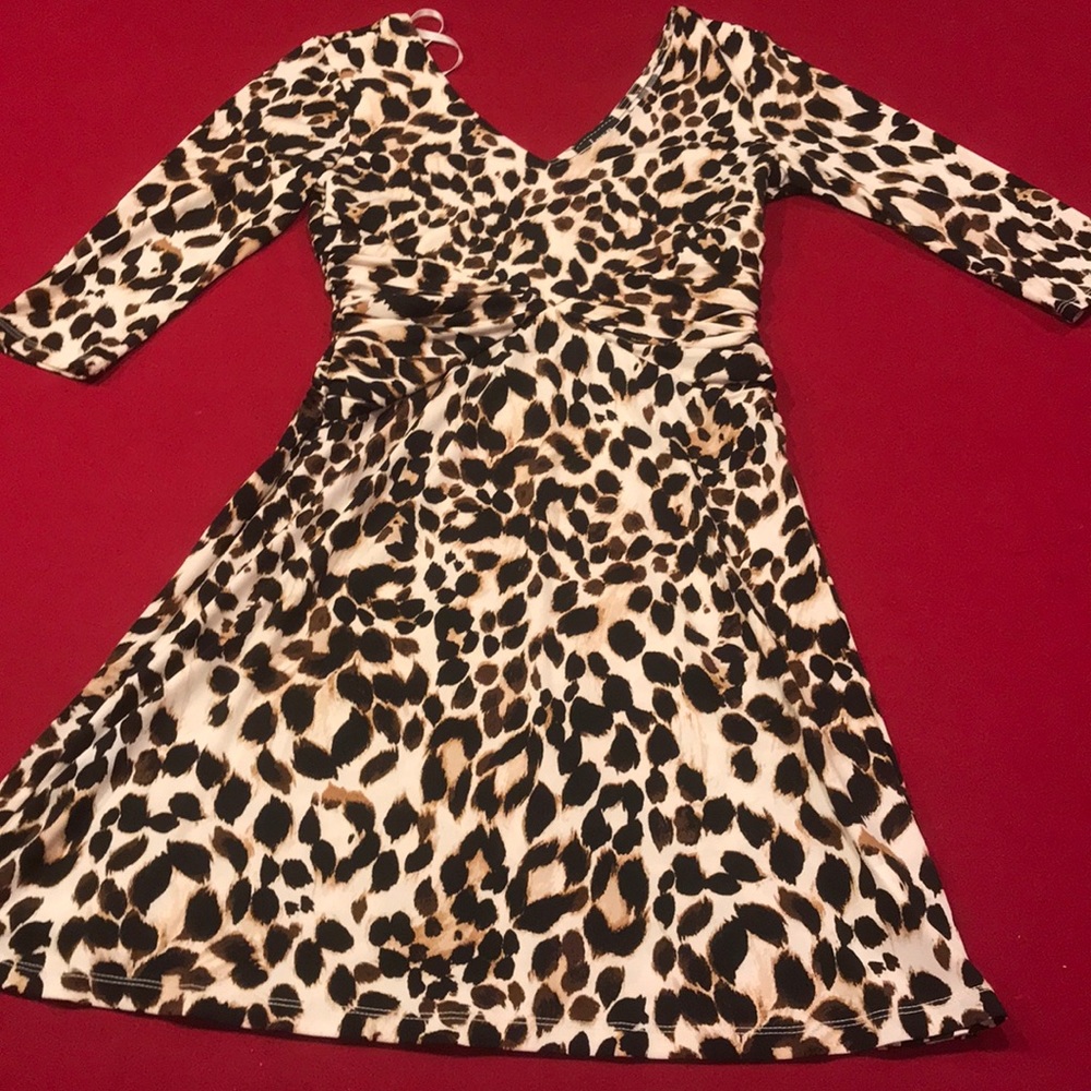 Cheetah print dress Lux